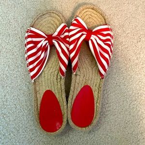 Red & White Summer Sandal